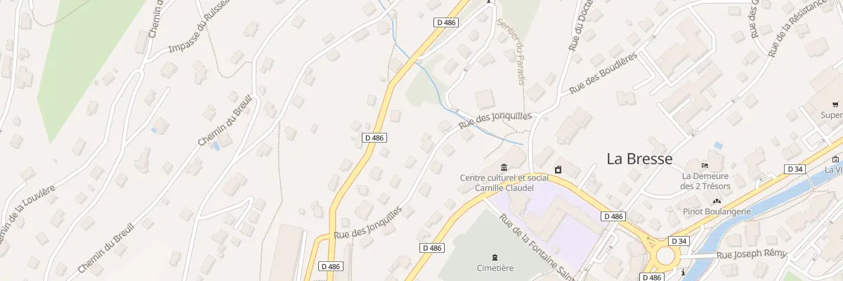 Plan du 6 Rue des Jonquilles à La Bresse