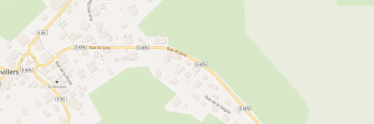 Plan du 18B Rue du Jura à Trévillers