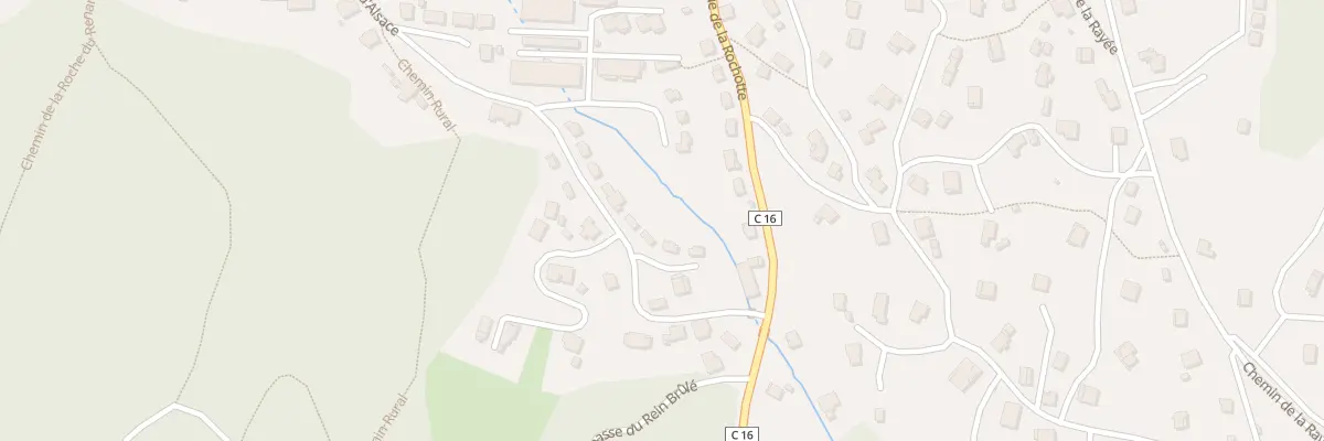 Plan du 38 Rue Gérard d’Alsace à Gérardmer