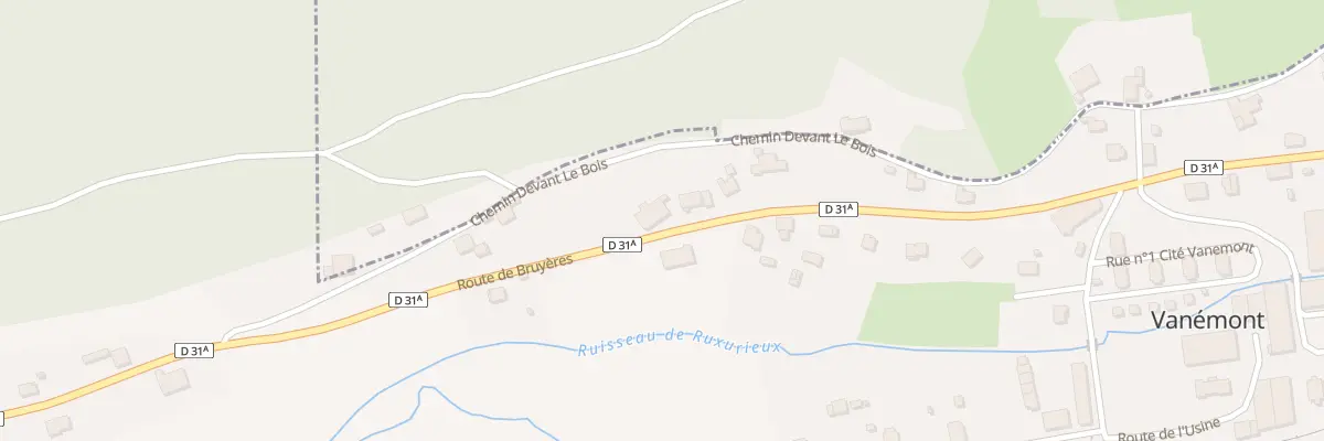 Plan du 1559 Rte de Bruyères à La Houssière