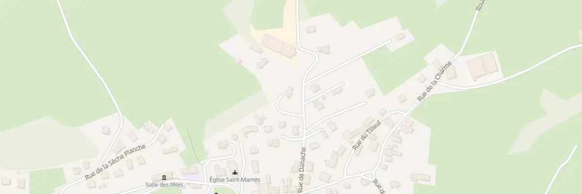 Plan du 11 Rue de Danache à Villars-lès-Blamont