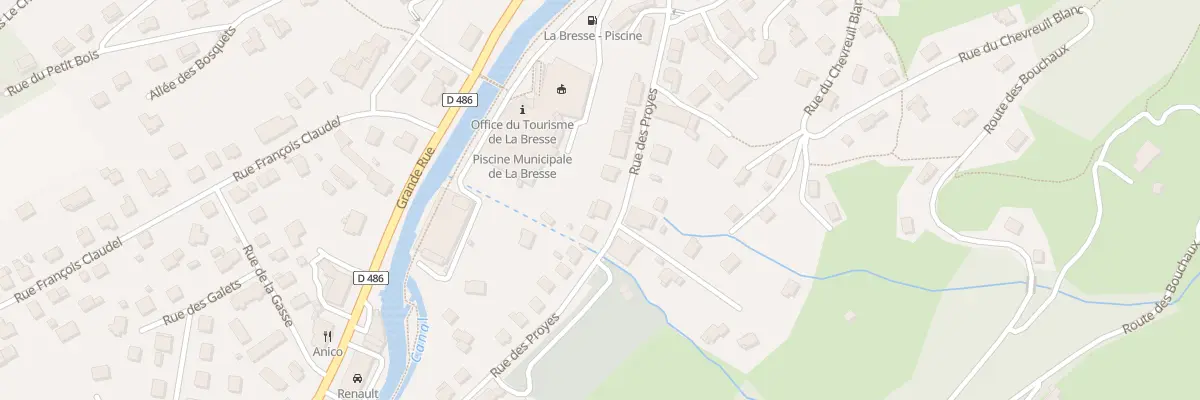 Plan du 14 Rue des Proyes à La Bresse
