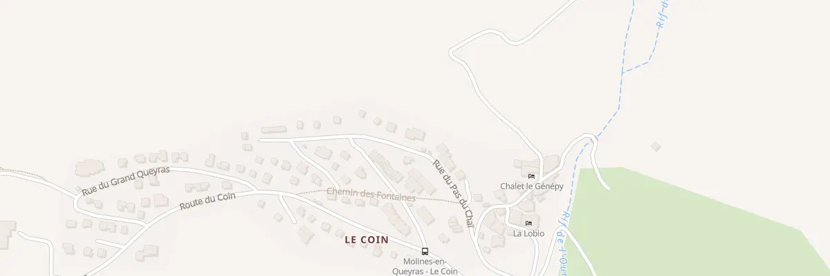 Plan du 165 Rue du Pas du Chaï à Molines-en-Queyras