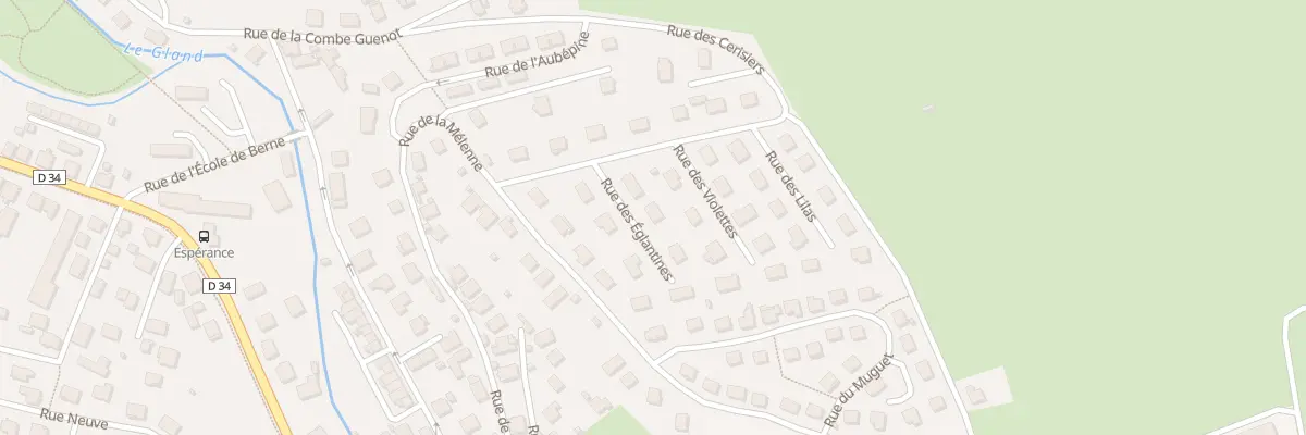 Plan du 3 Rue des Eglantines à Seloncourt