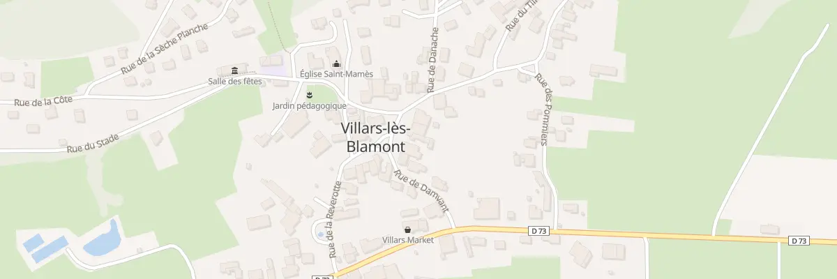 Plan du 16B Pl de la Mairie à Villars-lès-Blamont