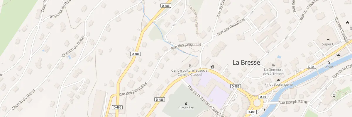 Plan du 3 Rue des Jonquilles à La Bresse