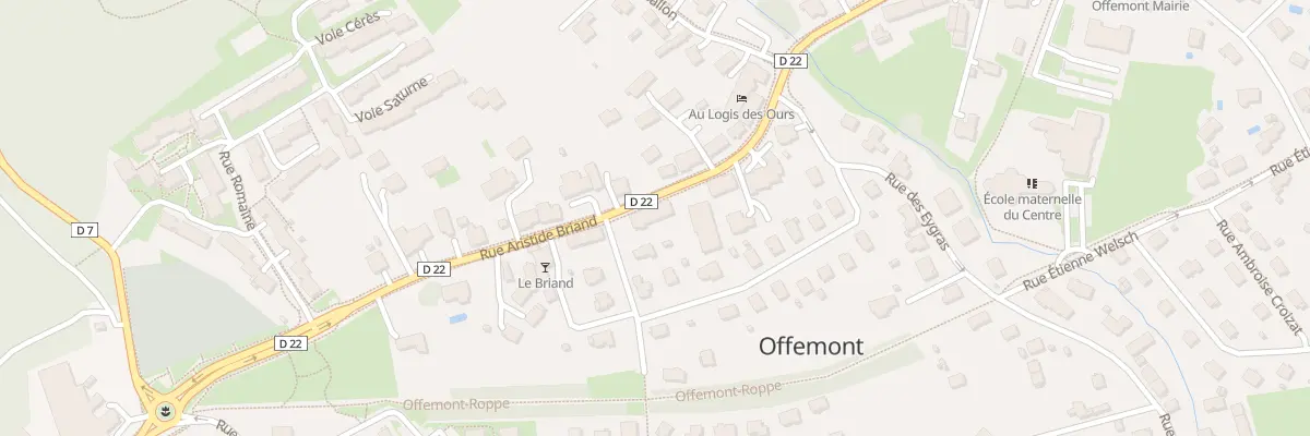 Plan du 78 Rue Aristide Briand à Offemont