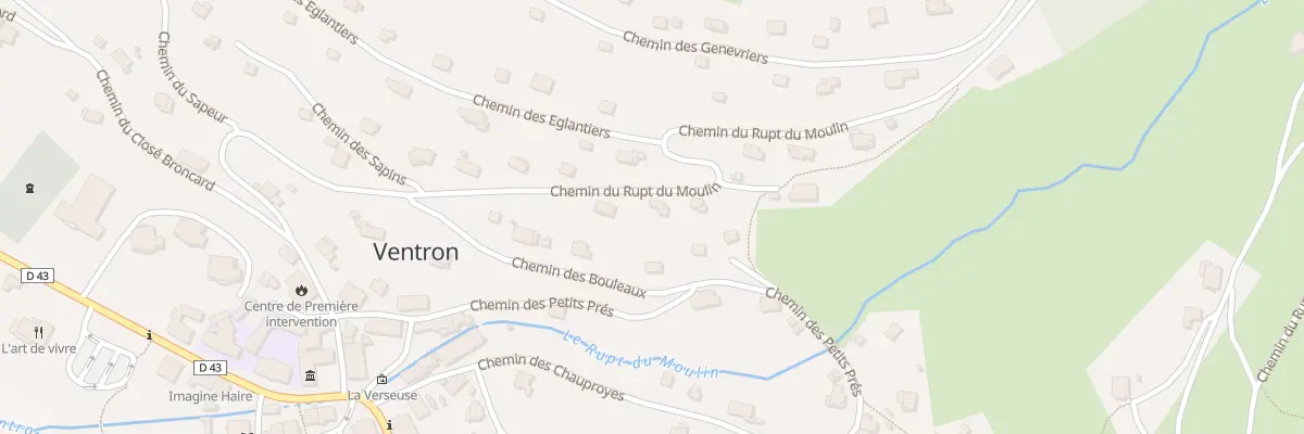 Plan du 14 Che du Rupt du Moulin à Ventron