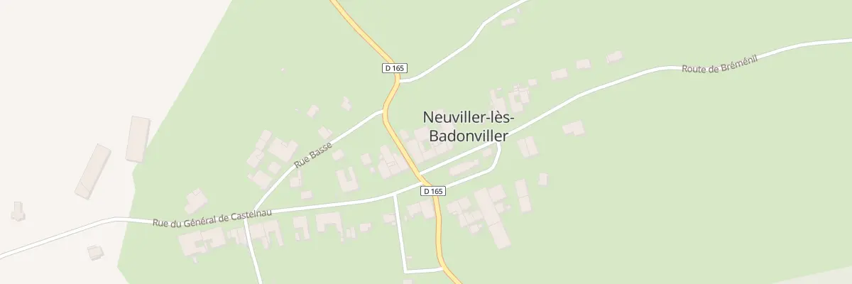 Plan du 3 Rue Lt Vouaux à Neuviller-lès-Badonviller