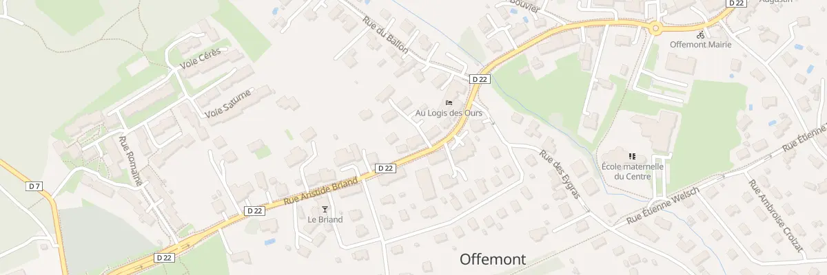 Plan du 47 Rue Aristide Briand à Offemont