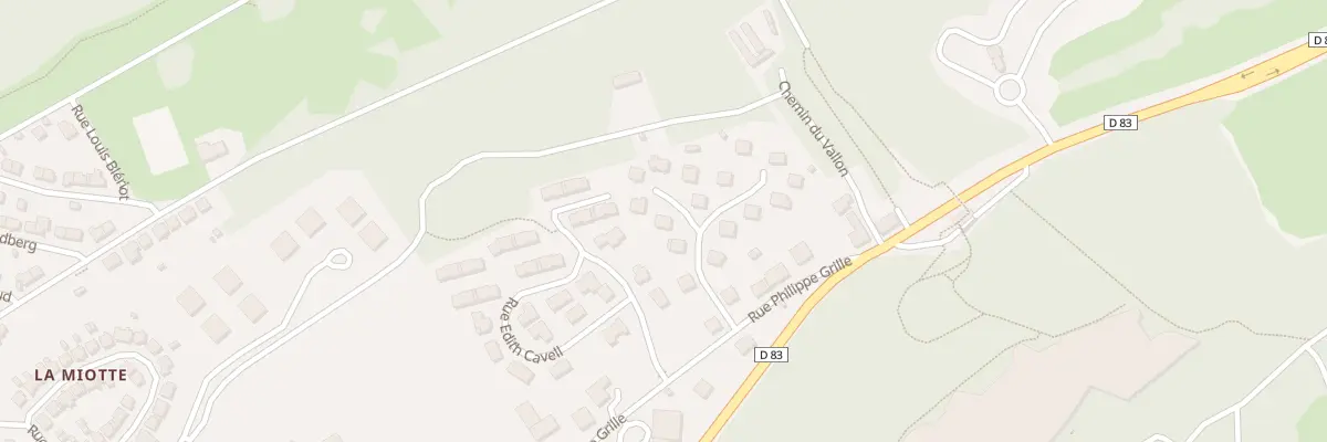 Plan du 7 Rue Lieutenant J Martin à Belfort