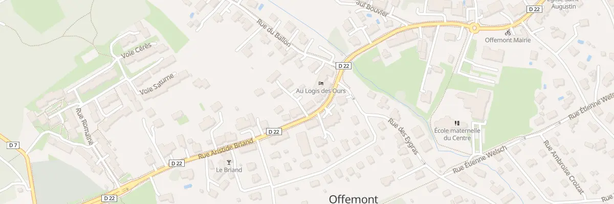 Plan du 49 Rue Aristide Briand à Offemont