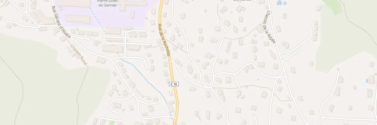 Plan du 1 Che du Bas de la Rayée à Gérardmer