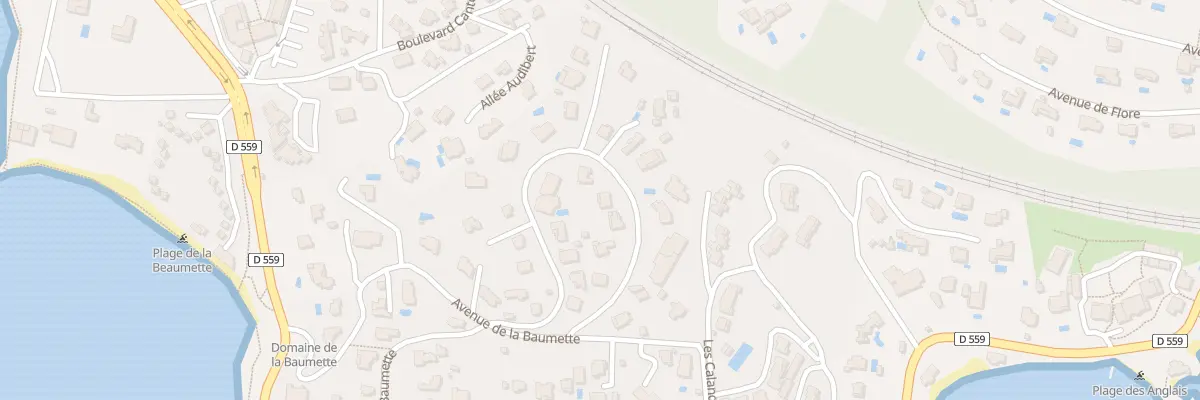 Plan du 280 Vc Boucle de la Baumette à Saint-Raphaël