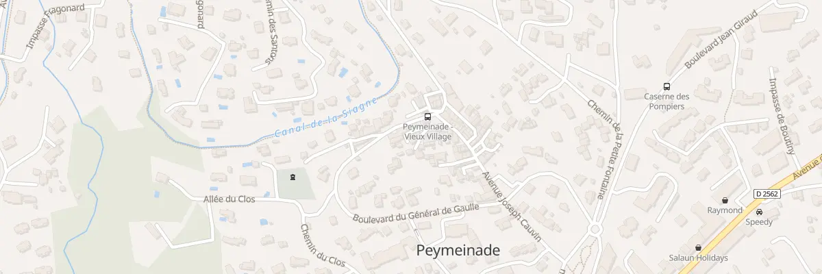 Plan du 11 Rue Jean Joseph Cauvin à Peymeinade