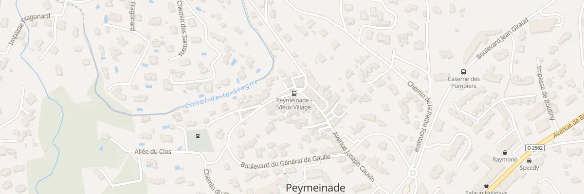 Plan du 2 Rue Jean Joseph Cauvin à Peymeinade