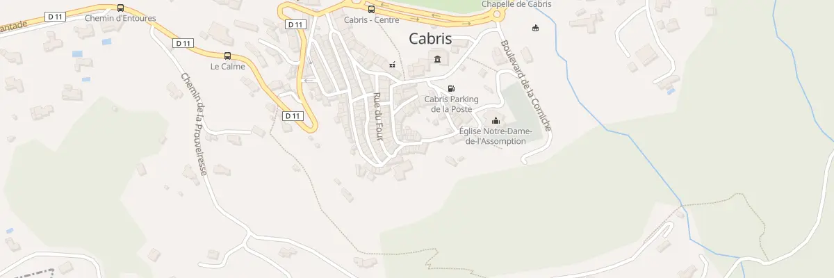 Plan du 1 Rue Mirabeau à Cabris