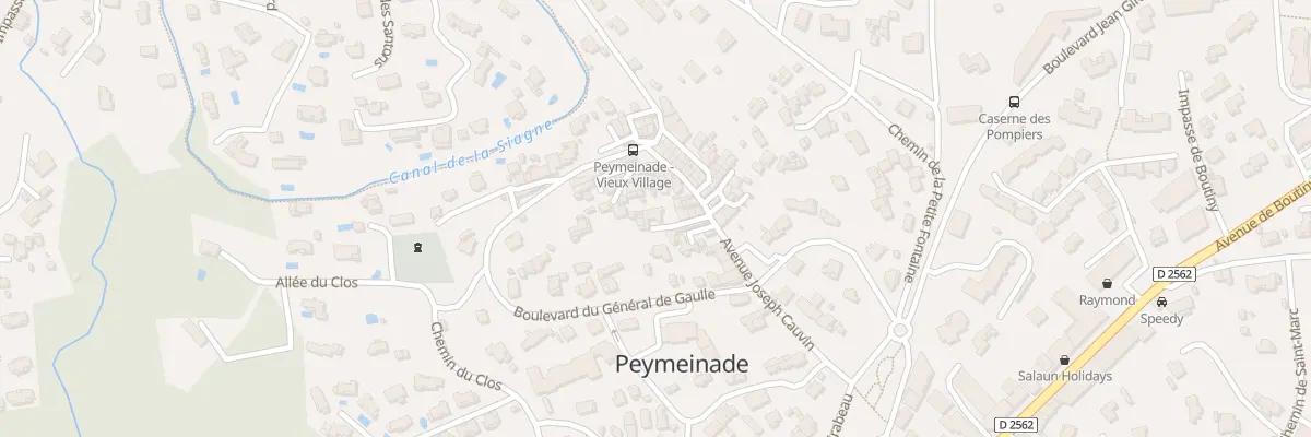 Plan du 18 Bd Gen de Gaulle à Peymeinade