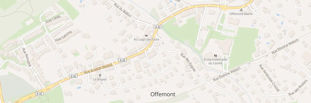 Plan du 82 Rue Aristide Briand à Offemont