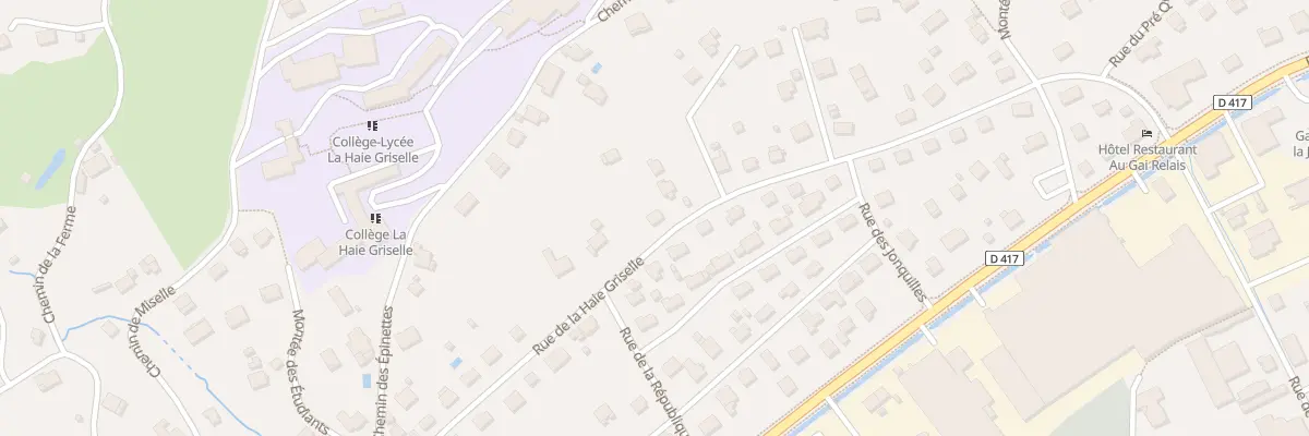 Plan du 35 Rue de la Haie Griselle à Gérardmer