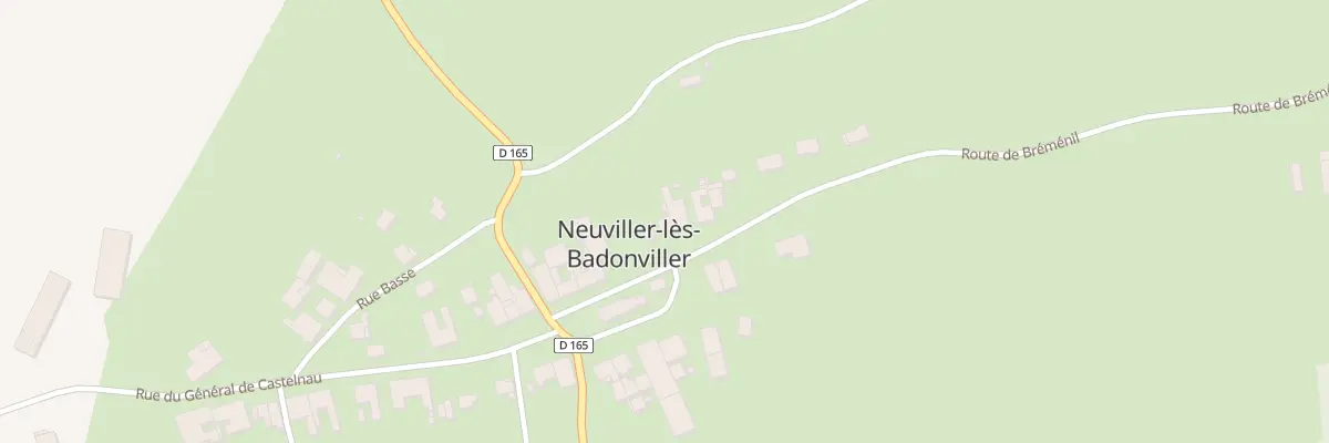 Plan du 9 Rue Lt Vouaux à Neuviller-lès-Badonviller