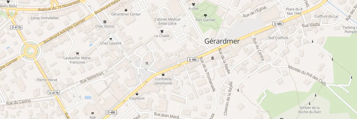Plan du 35 Rue Charles de Gaulle à Gérardmer