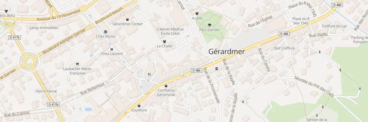 Plan du 39B Rue Charles de Gaulle à Gérardmer