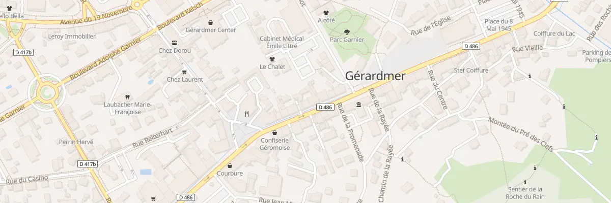 Plan du 37 Rue Charles de Gaulle à Gérardmer