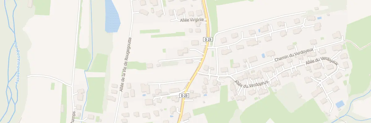 Plan du 5 Rte de Grosmagny à Éloie