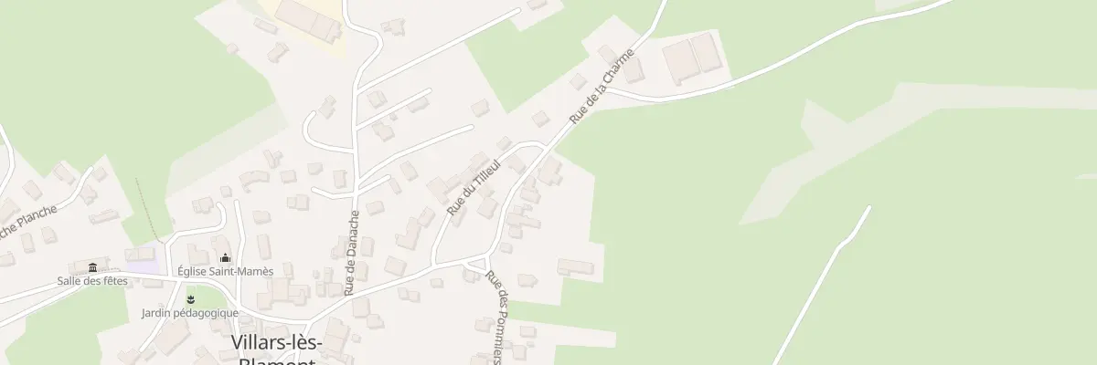 Plan du 20 Rue de la Charme à Villars-lès-Blamont