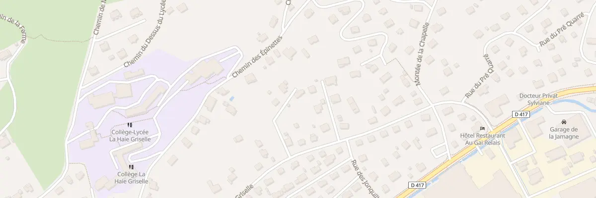 Plan du 41B Rue de la Haie Griselle à Gérardmer