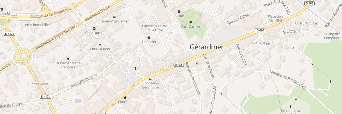 Plan du 39 Rue Charles de Gaulle à Gérardmer