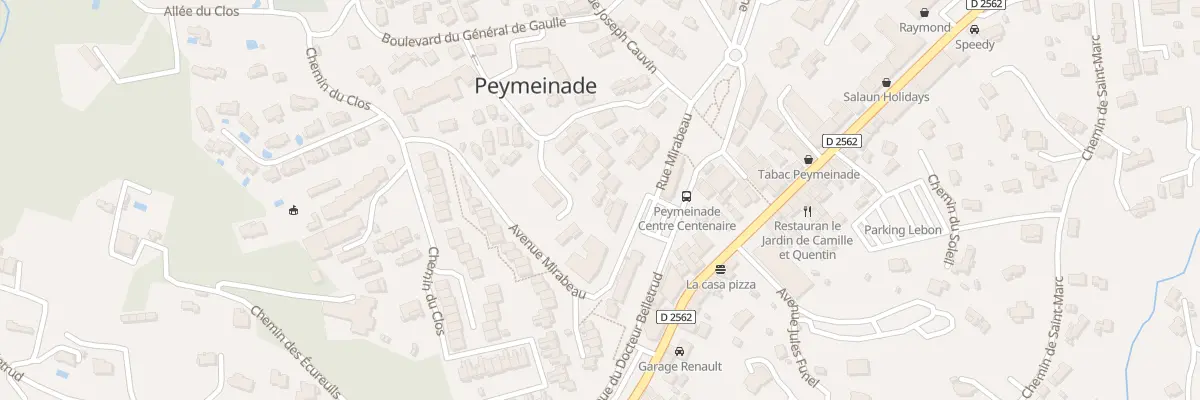 Plan du 6 Rue Mirabeau à Peymeinade