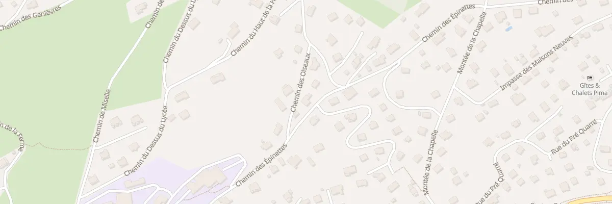 Plan du 61 Che des Epinettes à Gérardmer