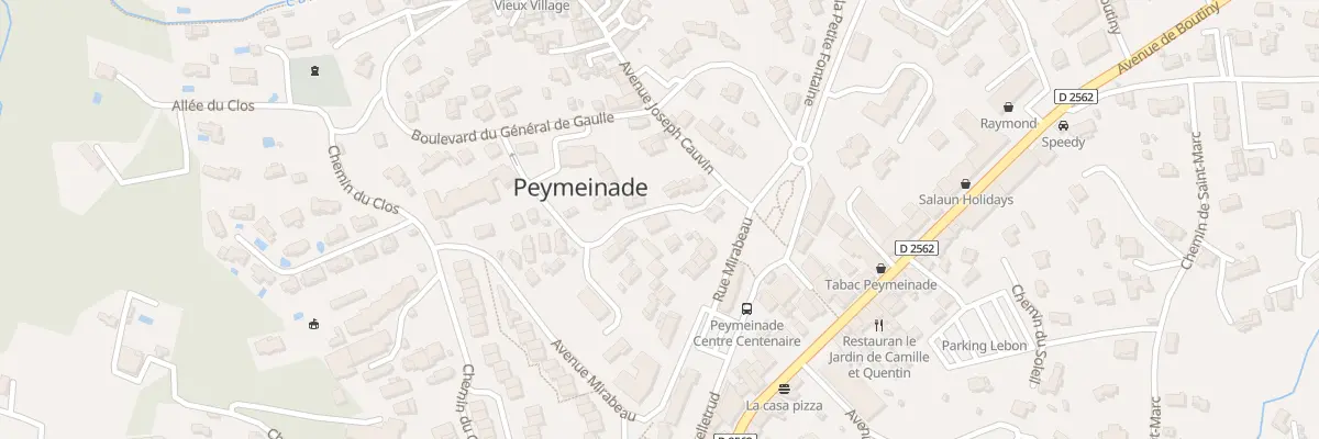 Plan du 16 Imp du Gal de Gaulle à Peymeinade
