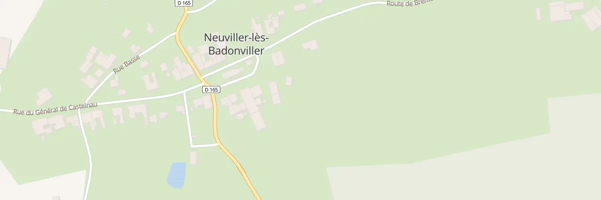 Plan du 4 Rue du Col Driant à Neuviller-lès-Badonviller
