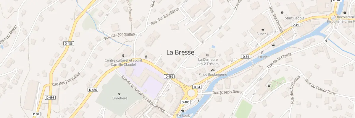 Plan du 3 Rue de la Résistance à La Bresse