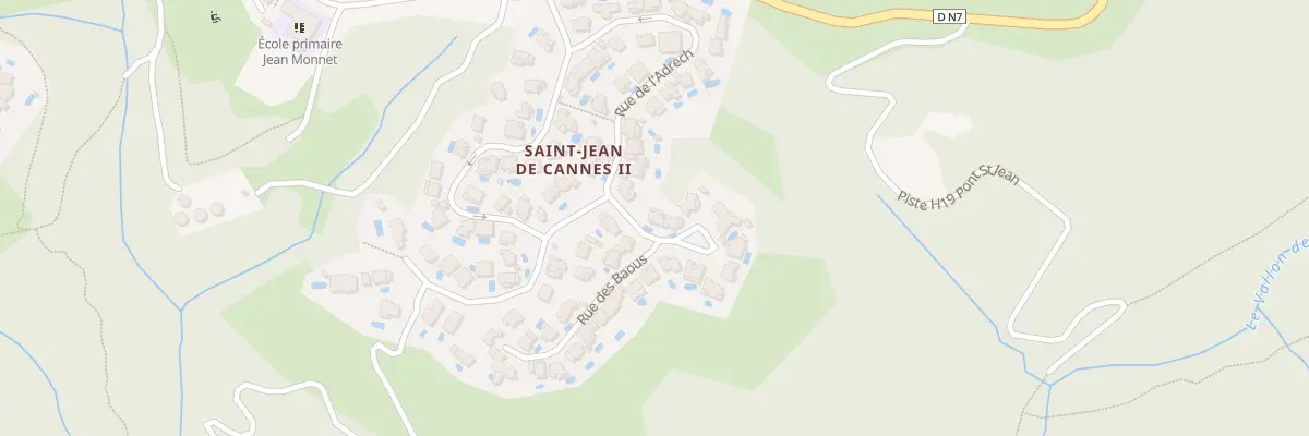 Plan du 47 Rue des BAOUS à Fréjus