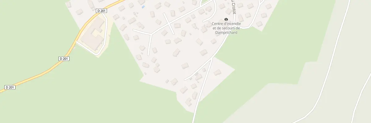Plan du 10 Rue du Crotot à Damprichard