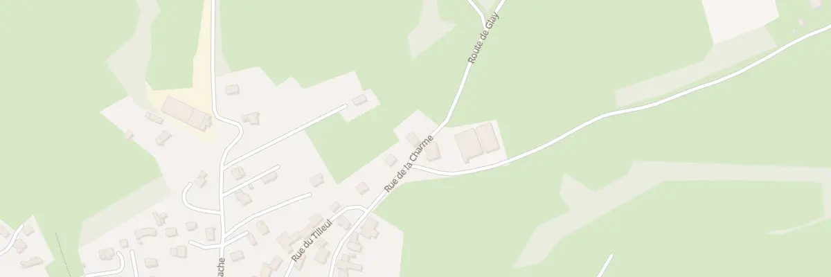 Plan du 9 Rue de la Charme à Villars-lès-Blamont