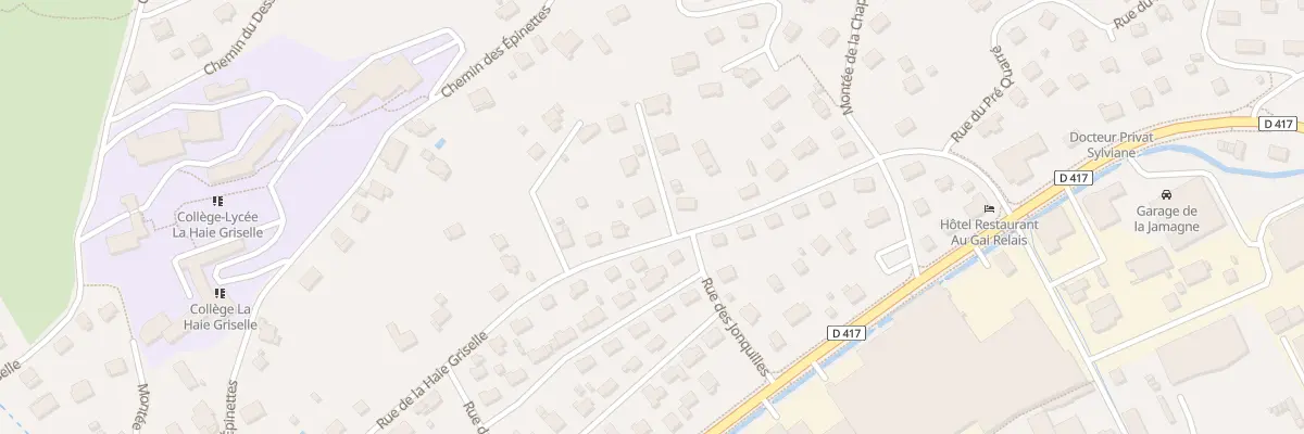 Plan du 47 Rue de la Haie Griselle à Gérardmer