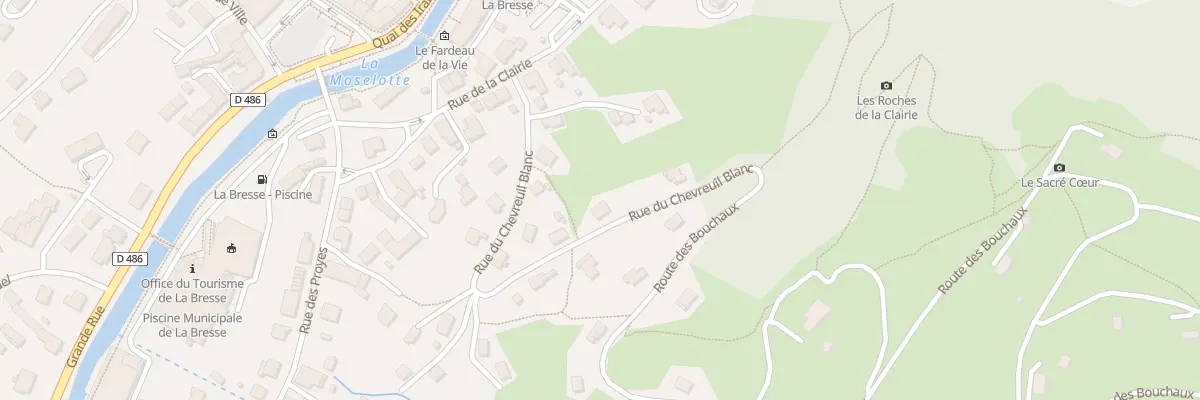 Plan du 13 Rue du Chevreuil Blanc à La Bresse