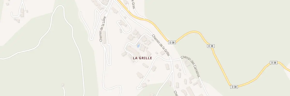 Plan du 9014 La Grille à Tanneron