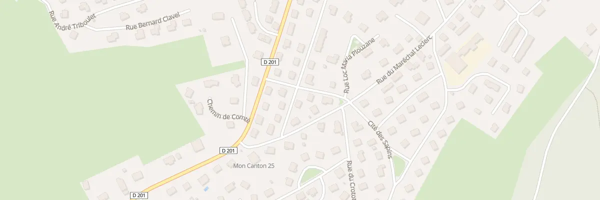 Plan du 11 Rue des Rosiers à Damprichard