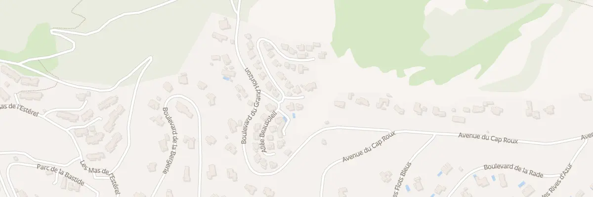 Plan du 58 Bd Beausoleil à Saint-Raphaël