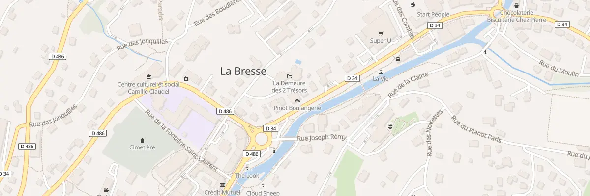 Plan du 5A Rue Paul Claudel à La Bresse