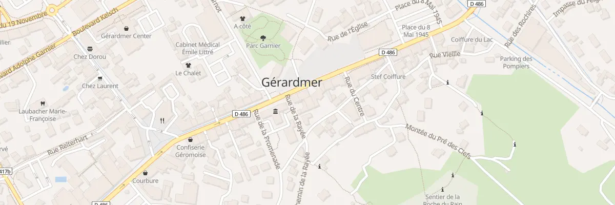 Plan du 48A Rue Charles de Gaulle à Gérardmer