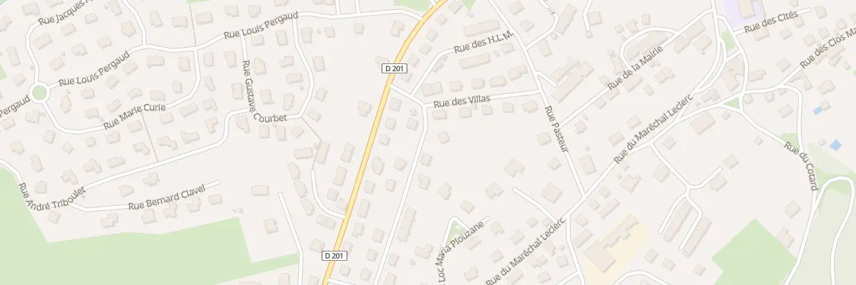 Plan du 1 Rue des Rosiers à Damprichard