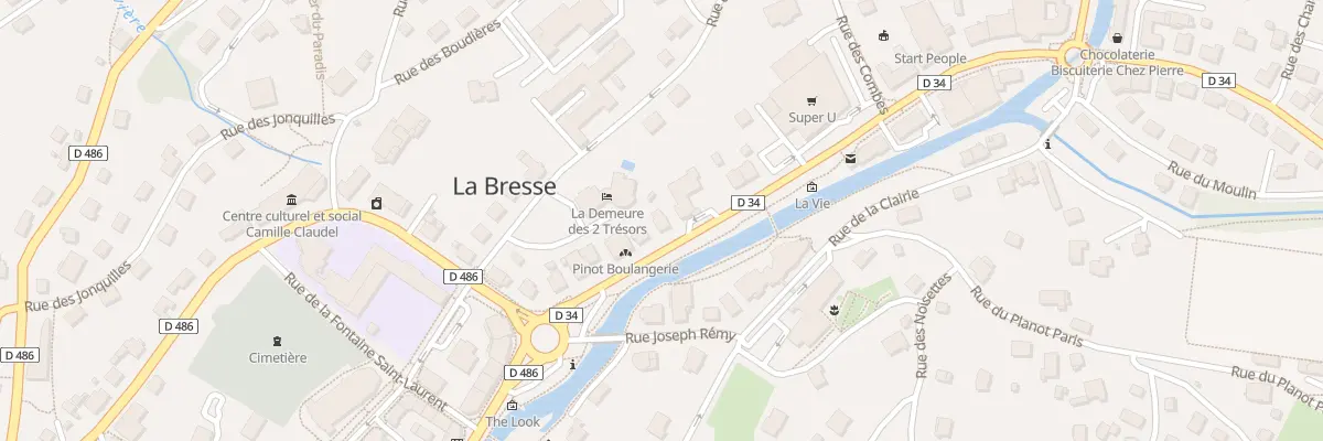 Plan du 9 Rue Paul Claudel à La Bresse