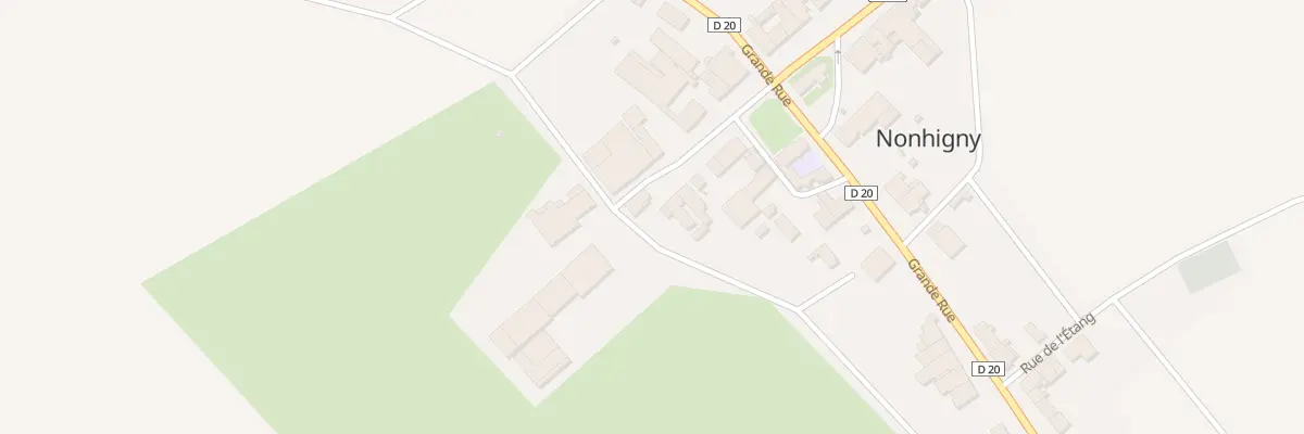 Plan du 7 Rue des Rosieres à Nonhigny